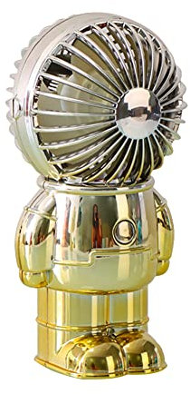 Ventilatore a mano, mini ventilatore USB portatile a 2 velocità, ventilatore Astronauta, ventilatore da tavolo frigo, ventilatore silenzioso da desktop con batteria ricaricabile per viaggi, casa