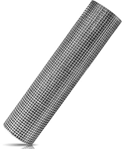 Muzhira Rodent Proofing Galvanized Wire Metal Mesh - 6m x 300mm Blocks Rats, Mice, Mouse, Squirrel & Bird Access Internal & External Pest Prevention for Filling In Gaps Around The Home & Garden