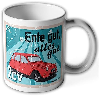 Mug canard automobile modèle 2cv France Canard Souvenir Nostalgie #42309