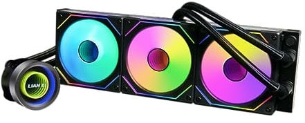 Lian Li GA2T36INB Galahad II Trinity 360 AIO CPU Liquid Cooler 360mm - ARGB Daisy-chainable Radiator UNI Fan SL-INF - Intel® LGA 1700, 1200, 115X, AMD® AM5/AM4 Sockets - with SL Infinity Fans Black
