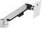 GLigeT Monitor Desk Monitor Mount Stand Wall-mounted Single Monitor Mount 10-32 Height-adjustable Gas Spring Monitor Arm, Holds 4.4 to 19.8 Lbs Monitor Stand (Color : White)