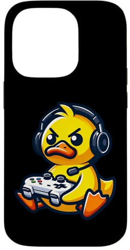 Lustige Ente Gamer Quack Videospiele Jungen Mädchen Kinder Hülle für iPhone 14 Pro