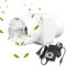 DEZARO 100 mm Inline Extractor Duct Fan with 11-Speed Governor, 186 m³/h (110 CFM) Air Flow Exhaust Fan Quiet Blower for Bathroom, Shoe cabinet, Grow Rooms, Doghouse, Motorhome, Attic,Yacht, 100mm