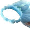 HUIFACAI Schleier für Blumenmädchen, einfacher Tüll, lang, Verlobung, Party, Hochzeit, Schleier mit Blumenkrone für Ringträger, blau, wie abgebildet, Blau, as the pic show