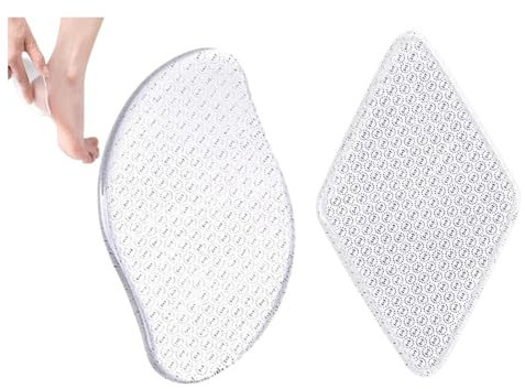 Cheekyglo Glass Foot File | 2 Glass Foot Files for Hard Skin | 2024 New Glass Foot File Callus Remover Tools | Manual Glass Foot Scraper Buffer Pedicure Sets for Feet Smoothing