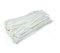 White Cable Ties (1000 Pack - 180mm x 3.6mm) Small Clear/Natural Nylon Zip Ties Plastic Tie Wraps for Office Cable Tidy Garden DIY