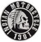 Indian - Motorrad Biker Patch Aufnäher Bügelbild Aufbügler Iron on Patches Applikation Patch Indian Biker DIY