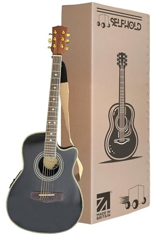 SelfHold 1 Double Wall Acoustic Guitar Shipping Box with Carry Handles 505 x 200mm x 1270mm (50.5 x 20 x 127cm) for Guitar retailers, Manufacturers, for Storing or Transporting Acoustic Guitars