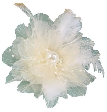 MEAKTSMI 13 Cm 3D Organza Blumen Applikation Für Handgefertigte Abendkleider Nähen Blumen Tänzer Kleid Corsage Zum Aufnähen