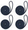 Mesle Cordage de Pare-Battage avec Boucle, Ligne pour Défense de Bateau avec Oeil, Corde Bouée Pare Battage, Ligne d'amarrage
