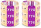 Scley 3 pièces ruban adhésif double face, bandes de tapis largeur 50mm, longueur 25m, tape adhésif universel, ruban de montage jaune, collage pour revêtements de sol chauffage etc., A0313-742550