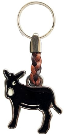 Claro Schmuck Schlüssel-Anhänger TK26 Schlüsselring aus Metall Stärke 2 mm, Gesamtlänge ca. 9cm-12cm