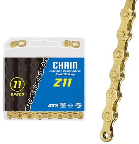 HOUSON 11-Speed ​​Bicycle Chain, 116 Links, 1/2 x 11/128 Inch, for Road Mountain Bike, Racing Bike, Sports Bike, 11/33-speed Z11