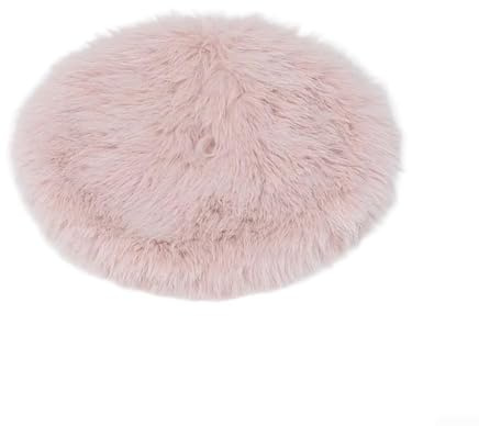 Copribase per albero di Natale, in peluche, tinta unita, decorazione per le vacanze, grande, piccolo, rosa, bianco, base per albero di Natale (rosa (piccolo))