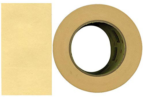 3M Scotch 234 General Purpose Masking Tape, 250 Degree F Performance Temperature, 27 lbs/in Tensile Strength, 55m Length x 72mm Width, Tan