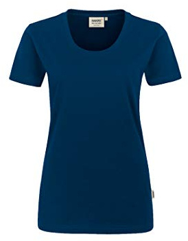 HAKRO Damen T-Shirt „Classic“ - 127 - marine - Größe: XS