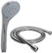Design Handbrause mit 3 Funktionen und Brauseschlauch 200 cm