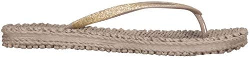 Ilse Jacobsen HORNBÆK | Cheerful01 | Damen Flip Flops mit Glitter | Dänische Design | Sommer Strand Zehentrenner | Atmosphere | 39 EU