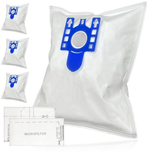 SPARES2GO Large Dust Bags for Miele GN C2 C3 CX1 S400 S600 S800 S2000 S5000 S8000 Vacuum Cleaners (Pack of 4 Bags)