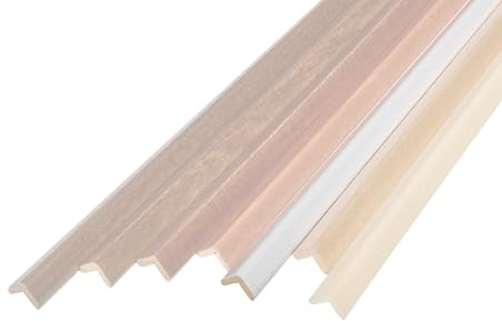 Hobby Legno - Paraspigolo Massello In Legno Laccato Bianco mm. 20X20X3000 (Prezzo Per ml. 12)