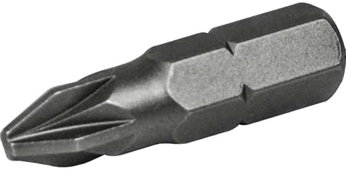 Pozi S2 Grade Steel Screwdriver Bits PZ1 x 25mm (Pack 3)