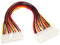 Aukson R28 24-Pin ATX Netzteil Verlängerungskabel – 30 cm Stromkabel für PC Mainboard/Motherboard, Stecker auf Buchse