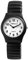 Adrina Damen-Uhr Edelstahl Zugarmband schwarz große Ziffern Länge 18 cm Durchmesser 34 mm Breite 18 mm Geschenke für Frauen