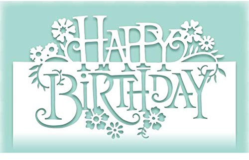 SpirWoRchlan Stanzmaschine Stanzschablone, Scrapbooking Prägeschablonen Stanzformen Schablonen Für Scrapbooking, Fotopapier, Karten, Handwerk Prägen DIY Herstellung Geburtstag Geschenk Cutting Dies