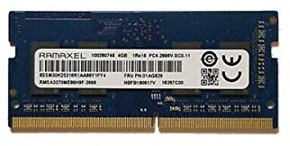 Lenovo Memory 4G DDR4 2666 SODIMM, Ramaxel **New Retail**, 01AG829 (SODIMM, Ramaxel **New Retail**)