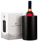 Villa & Marx Wine Chiller - Elegant Champagne Bucket with Premium Box - Insulated Wine Bottle Cooler Without Ice - Double Walled Wine Chiller Bucket, Fits And Cools All Bottles (Black)