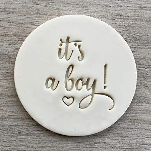 It's a boy Keksstempel, Fondant