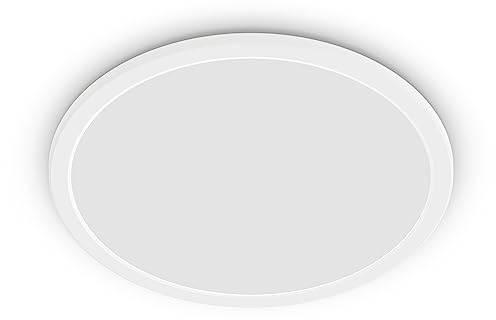 Philips LED Superslim SceneSwitch Dimmable Ceiling Light 2700K 15W IP44 (Warm White - White) for Indoor Home Lighting in Livingroom, Bedroom, Bathroom and Kitchen