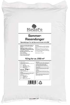HaGaFe Sommer Rasendünger Sommerrasendünger Spezialdünger organisch mineralisch 10 kg (1x 10 kg)