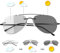 Randlos Photochrome Progressive Multifocus Uebergang Lesebrille Blau Licht Blockieren Multifokale Computer Brillen UV400 Schutz Sonne Leser Männer Frauen Halbrahmen Sonnenbrille Blendschutz