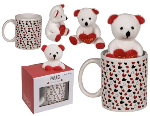 Tazas graciosas con frase Tazas originales para regalar Regalos originales para hombre y mujer Caja regalo cumpleaños Amigo invisible (Taza Osito)