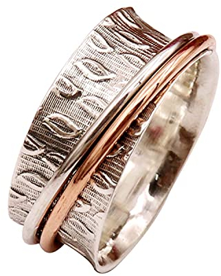 Spinner Ring 925 Sterling Silber Ring Männer & Frauen Spinner Meditationsring Goyal Impex Alle Größen Ring Geschenkartikel Handmade Jewerly ISR02_71 (22.6)