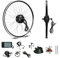 YOSE POWER 27.5'' ebike 36V250W conversion kit Front Wheel Brushless Motor with LCD Display Black for Electric Bicycle