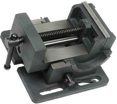 Timunr 4 Inch 0-90 Degree Swivel Drill Press Tilting Angle Vise Cradle Style Angle Vise Fit for Drilling Machine