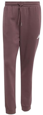 adidas Herren Essentials FEELCOZY Fleece Pant, Aurora Ruby/White, XS