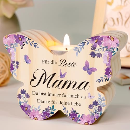 Geschenk für Mama, Muttertagsgeschenk für Mama – kreativer Kerzenhalter, Mutter Geburtstagsgeschenk, Beste Mutter Geschenk, Geburtstagsgeschenk für Mamas