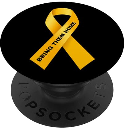 Bring them Home Now, gelbes Band PopSockets Klebender PopGrip