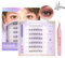 Mlen Diary Faux cils auto-adhésifs, 6 à 12 mm, courbure D, sans colle, réutilisables, cils Manhwa à presser, aspect naturel, kit d'extension de cils à faire soi-même