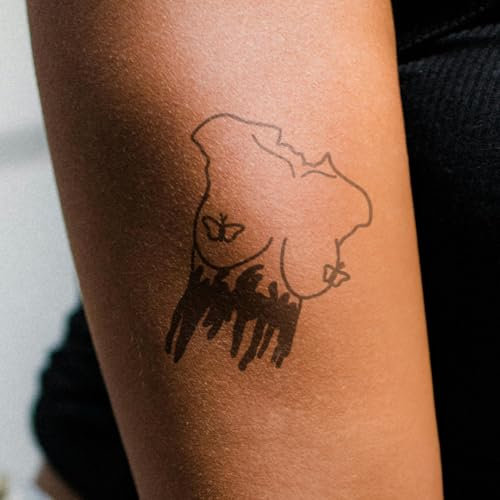 Artsy Statue - Inkster Tattoo | vegane & wasserfeste Temporäre Tattoos für Erwachsene - EU-Kosmetikzertifizierte Farbe - revolutionäres 2 Wochen Tattoo | Premium Klebetattoos