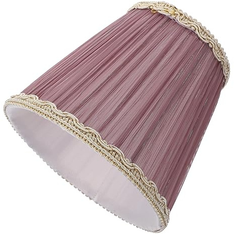 ORFOFE Lampenschirm Aus Stoff Für Lampen Leuchtenschirm Als Kronleuchter Decke Abdeckung Passend Für Schlafzimmer Und Wohnzimmer