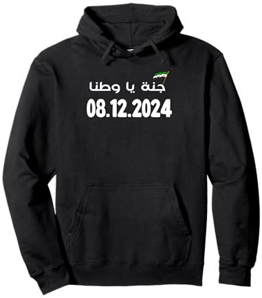 Free Syria 08.12.2024 Shirts, Free Syria 3 Stars Flag Pullover Hoodie