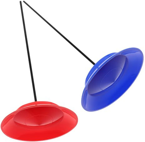 KONTONTY 2sätze Teiliges Jonglier Drehendem Teller Und Stab Robustes Zirkus-Party Gruppenperformance Und Langanhaltendem Drehen Für Anfänger Und Fortgeschrittene