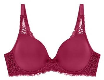Triumph Damen BH Amourette Spotlight WHP X, mit Bügel, Gepolstert, Verstellbare Träger, 75E, Red - Light Combination