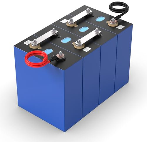 LiFePO4 cellules 12V 280AH (3.2 * 4 packs) batterie à cycle profond avec phosphate ferreux Classe A Batterie de rechange au lithium pour voiture, moto, bateau, marine, voiturette de