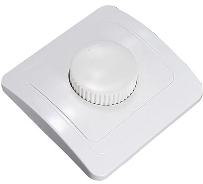 jojofuny Interruttore Dimmer Da Parete 81x81mm 220V Per Lampade LED e Incandescenza Regolatore Di Intensità Luminosità
