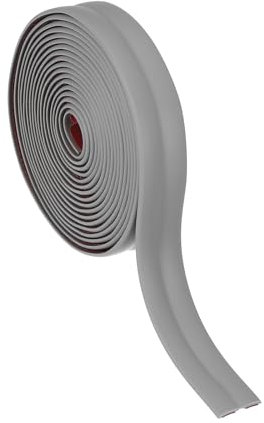 PATIKIL Protecteur D'angle Mur 2cm x 3 Metres, Protecteur D'angle Mur Autoadhesif Bordure Flexible Moulure A Decoller Et Coller Pour Plafond Plan De Travail, Gris